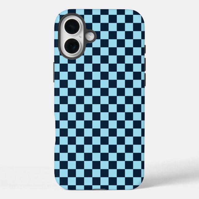 Alpine ice checkerboard pattern Case-Mate iPhone hülle (Rückseite)