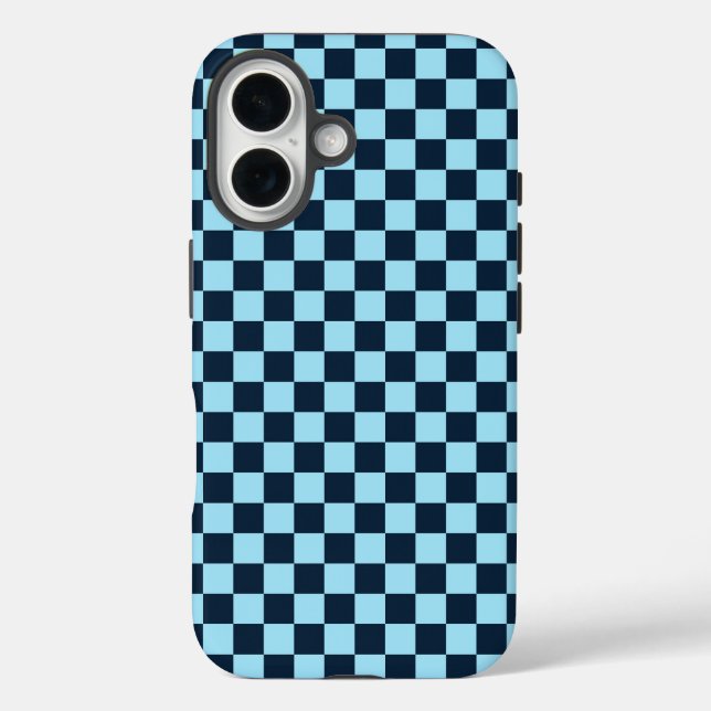 Alpine ice checkerboard pattern Case-Mate iPhone hülle (Rückseite)