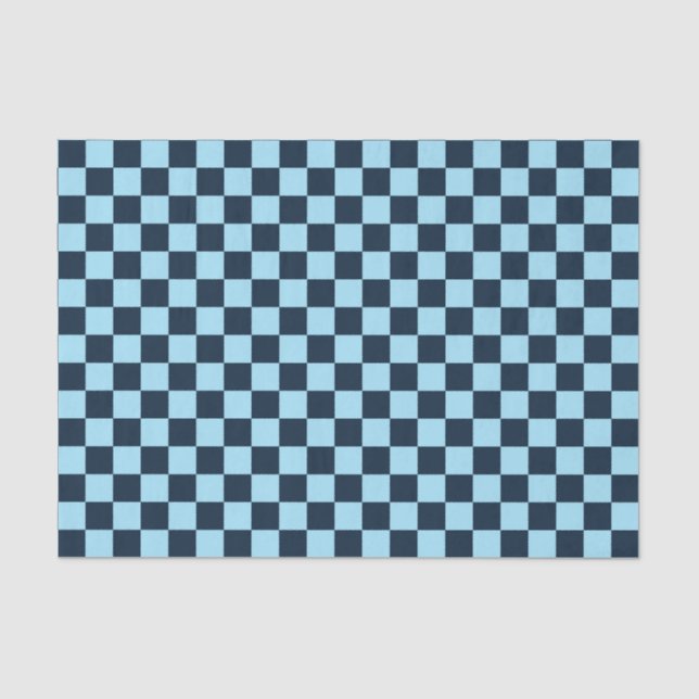 Alpine ice checkerboard pattern seidenpapier (Vorderseite)