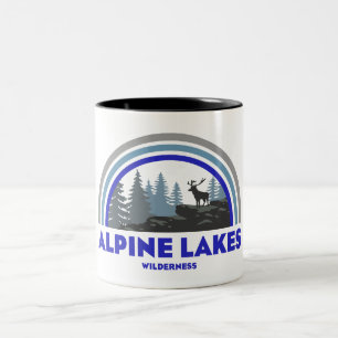 Alpine Lakes Wilderness Washington Regenbogenhirsc Zweifarbige Tasse
