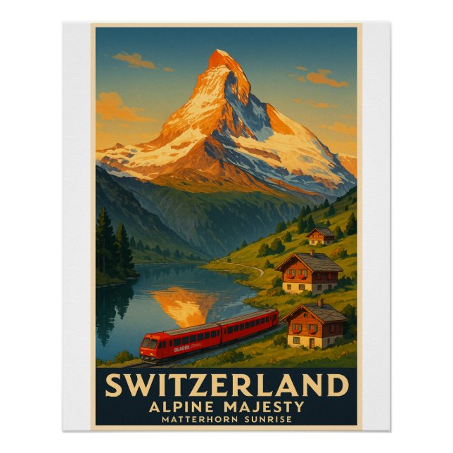 Alpine Majestät - Matterhorn Poster (Vorderseite)