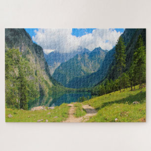 Alpine Mountain Pass Deutschland. Puzzle