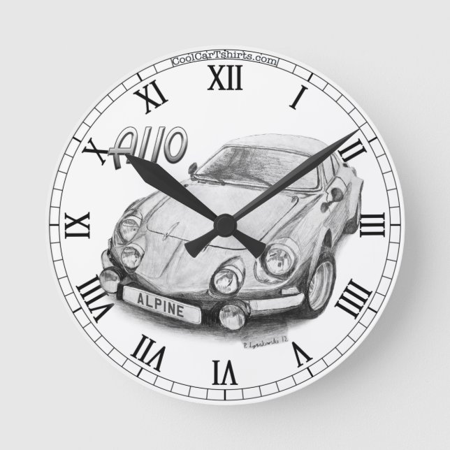 Alpine Uhr A110 (Vorderseite)