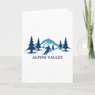Alpine Valley Wisconsin Skigebiet Skifahren Skifah Karte
