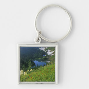 Alpine Wildblumen im Jewel Becken im Schlüsselanhänger