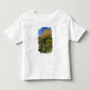 Alpine Wildblumen & Mt Clements am Logan Pass Kleinkind T-shirt