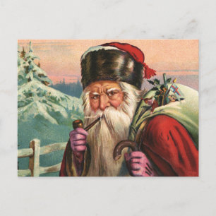 Alpiner Weihnachtsmann Postkarte