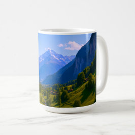 Alpines Falltal Kaffeetasse