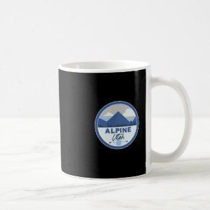 Alpines Utah Ut Berge Abzeichen Wander Souvenir Kaffeetasse