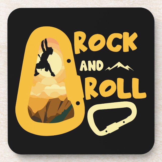 Alpinismus Hochgebirge Getränkeuntersetzer (Vorderseite)