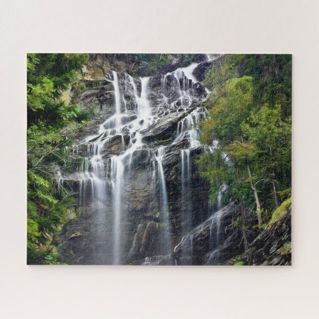 Alps Mountain Topwaterfall Puzzle (Horizontal)