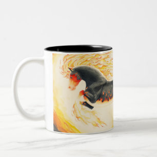 Alptraum-Redesign Zweifarbige Tasse