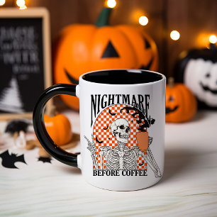 Alptraum vor dem Kaffee Halloween-Tasse Tasse