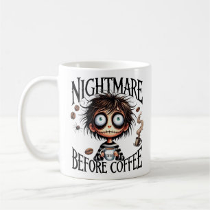 Alptraum vor dem Kaffee Kaffeetasse