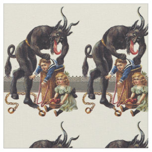 Alptraum Weihnachten Krampus Stoff