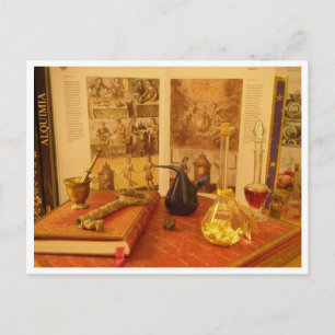 Alquimia postal postkarte