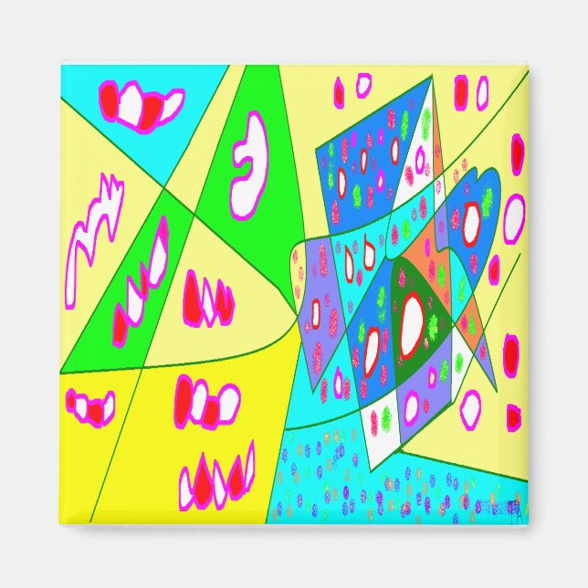 Alright White Art (2) Magnet (Vorne)