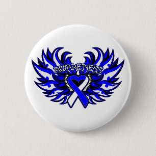 ALS Awareness Heart Wings.pnng Button