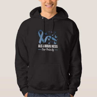 ALS Awareness Products for ALS Patients ALS Awaren Hoodie