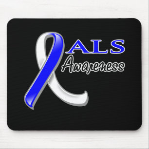 ALS Awareness Ribbon Mousepad