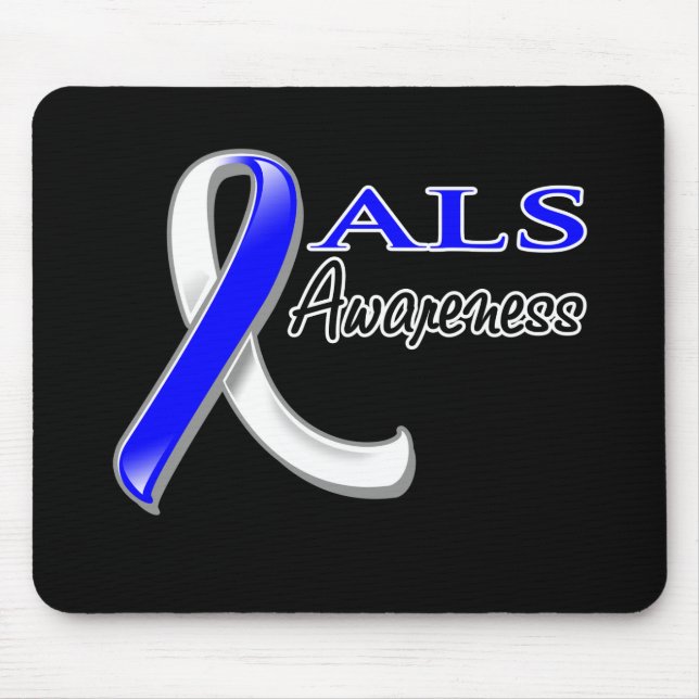 ALS Awareness Ribbon Mousepad (Vorne)