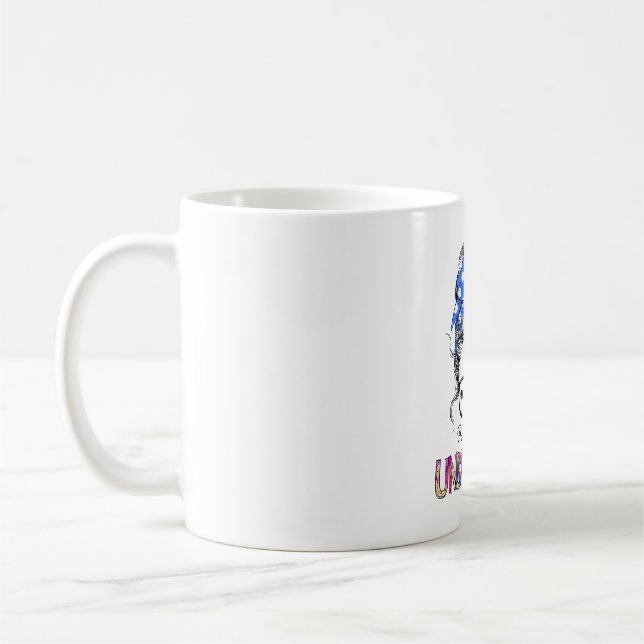 ALS Awareness Ribbon Support Geschenke Kaffeetasse (Links)
