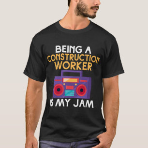 Als Bauarbeiter bin ich bei der Konturbauweise T-Shirt