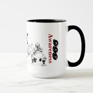 ALS-Bewusstsein Ringer-Mug Tasse