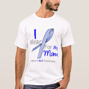 Als-Bewusstsein trage ich ALS-Band für meine Mamm T-Shirt