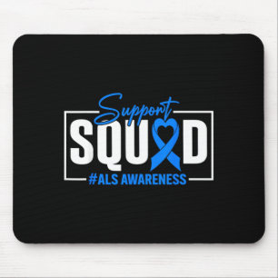 Als Bewusstseinsmonat Unterstützt Team Blaues Band Mousepad