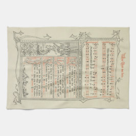 Als Christus Geboren war von Mary freiem mittelalt Geschirrtuch