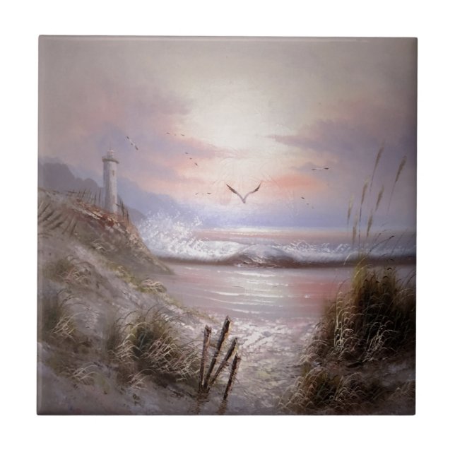 Als das Sunets Fliese (Vorderseite)