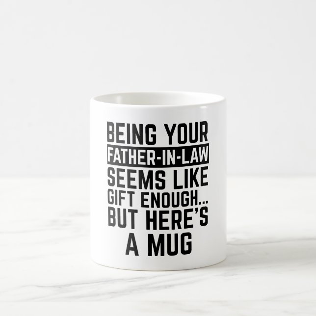 Als dein Schwiegervater zu gelten scheint Geschenk Kaffeetasse (Mittel)
