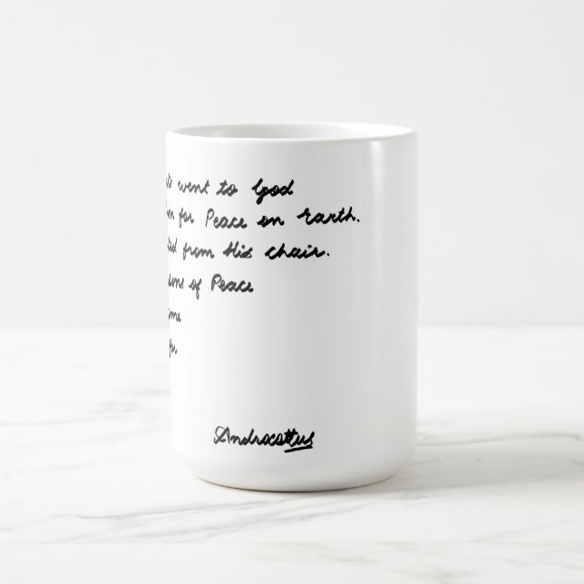 Als die Dichter zu Gott gingen Kaffeetasse (Mittel)