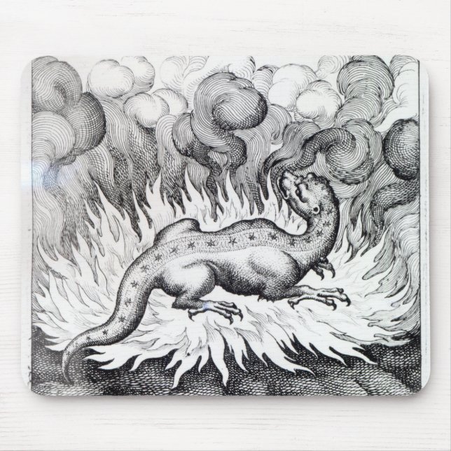 Als die Salamanderleben im Feuer Mousepad (Vorne)