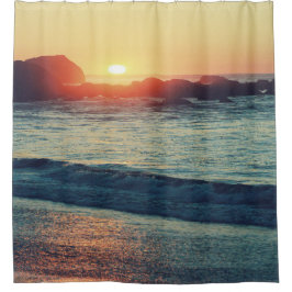 Als die Sonne Sets...... Duschvorhang