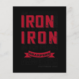 Als Eisen schärft Eisen, also eine Person Sharpens