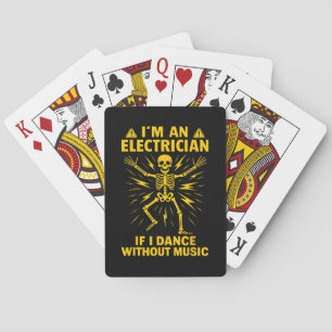 Als Elektriker tanze ich ohne Musik Spielkarten