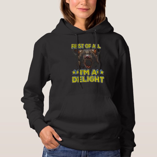Als Erstes bin ich eine Freude, Wilde Possum, Funn Hoodie (Vorderseite)