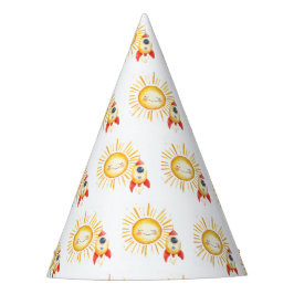 Als Erstes um die Sonne Partyhütchen