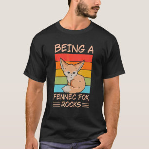 Als Fennec-Fuchsgestein für einen Fennec-Fuchs T-Shirt