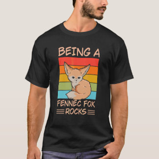 Als Fennec-Fuchsgestein für einen Fennec-Fuchs T-Shirt