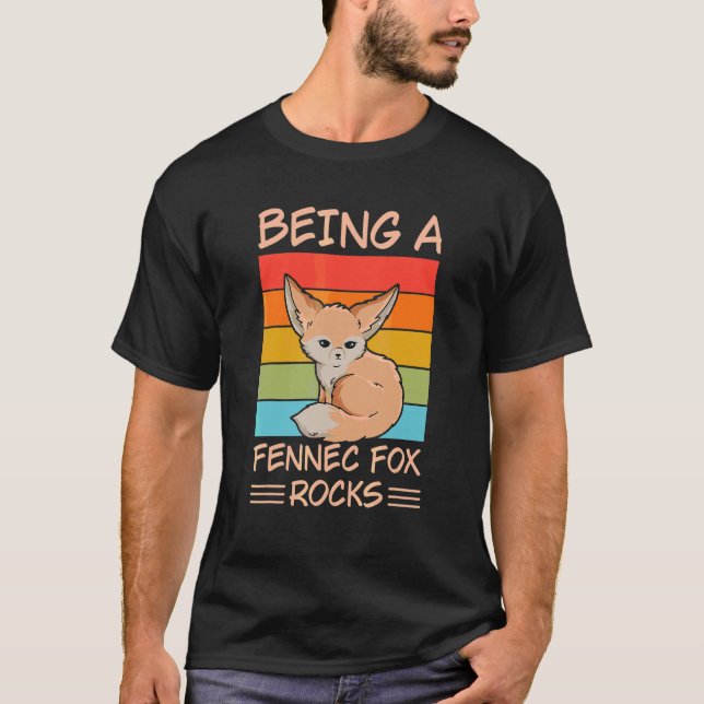 Als Fennec-Fuchsgestein für einen Fennec-Fuchs T-Shirt (Vorderseite)