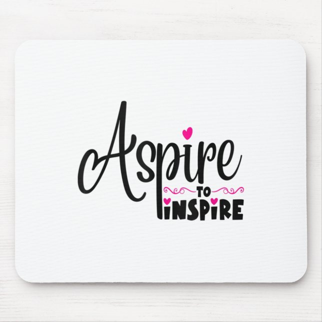 Als Geschenk motivierendes Tank Top mit positiver  Mousepad (Vorne)