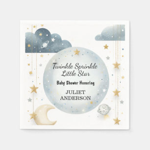 Als Glitzer Twinkle Twinkle Little Star Baby Dusch Serviette