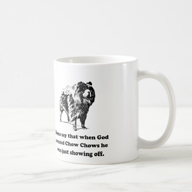 Als Gott Chow-Chowe herstellte Tasse (Rechts)