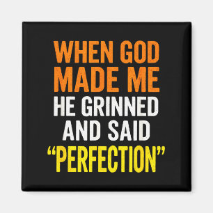Als Gott mich erschuf - Christlicher Humor, Sarkas Magnet