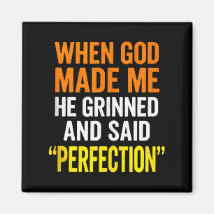 Als Gott mich erschuf - Christlicher Humor, Sarkas Magnet