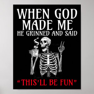 Als Gott mich herstellte, weinte er und sagte, die Poster