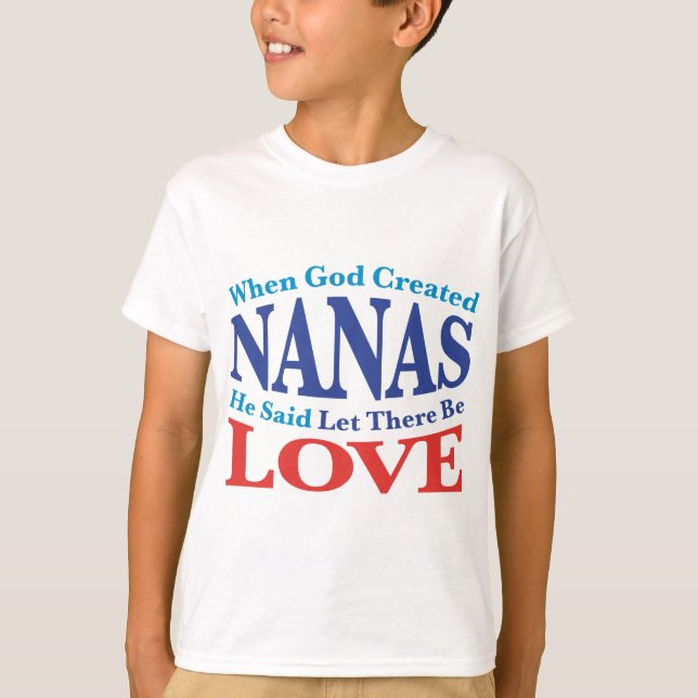 Als Gott Nanas schuf T-Shirt (Vorderseite)